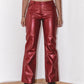 Britney Spears Y2k Faux Leather Bootcut Pants