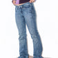 Y2k Vintage Low Rise Bootcut Blue Jeans