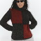 Vintage Y2k Patchwork Chunky Turtleneck Wool Sweater