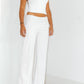 Vintage Y2K White Flare Trousers Boot Cut