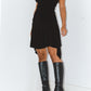 Vintage Y2K asymmetrical Hem black Dress