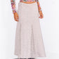 Vintage 90s Boho Knitted Crochet Long Skirt