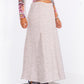 Vintage 90s Boho Knitted Crochet Long Skirt
