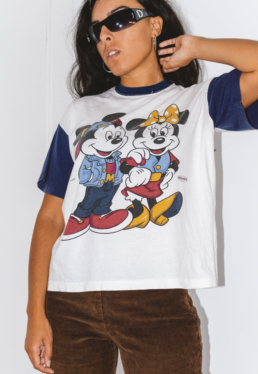 Vintage Graphic Printed Mickey Disney 90s T-shirt