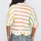 Vintage 80s Striped Hibiscus Graphic Sweatshirt