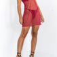 Vintage 90s Sexy Lingerie Babydoll Dress in Red