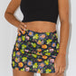 Vintage Y2K Stretchy Floral Print Bodycon Skirt