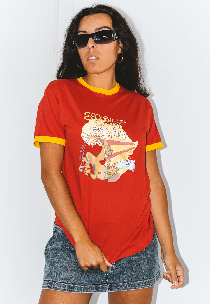 Vintage Y2K Scooby Doo Printed Graphic T-shirt