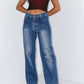 Vintage Y2K Wide Leg Denim Jeans